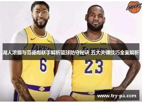 湖人浓眉与范德彪联手解析篮球防守秘诀 五大关键技巧全面解析