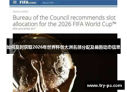 如何及时获取2026年世界杯各大洲名额分配及最新动态信息