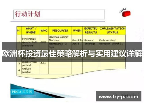 欧洲杯投资最佳策略解析与实用建议详解